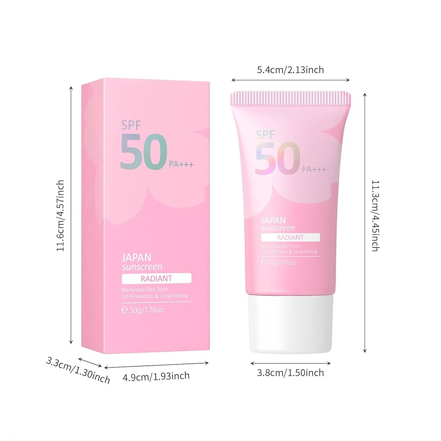 Amazon.com: Japanese Sunscreen Spf 50, Waterproof Sunscreen